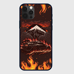 Чехол iPhone 12 Pro Nissan Skyline in fire