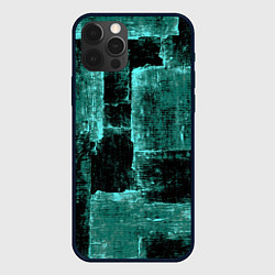 Чехол iPhone 12 Pro Зелёный абстракт