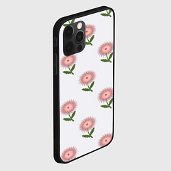 Чехол для iPhone 12 Pro Астра игольчатый цветок, цвет: 3D-черный — фото 2