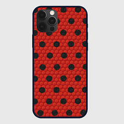 Чехол iPhone 12 Pro Камуфляж божья коровка