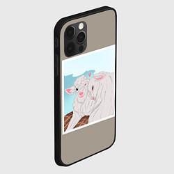Чехол для iPhone 12 Pro Козлята, цвет: 3D-черный — фото 2