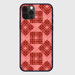 Чехол iPhone 12 Pro Квадратный орнамент