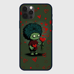 Чехол для iPhone 12 Pro Возьми сердце, цвет: 3D-черный