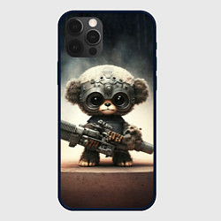 Чехол iPhone 12 Pro Cute animal with a gun