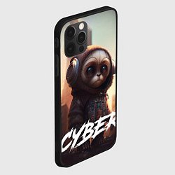 Чехол для iPhone 12 Pro Cyber animal, цвет: 3D-черный — фото 2