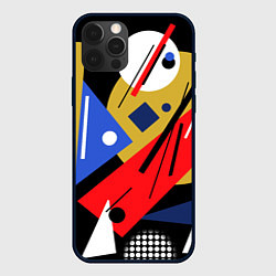 Чехол iPhone 12 Pro Абстракция в стиле супрематизм