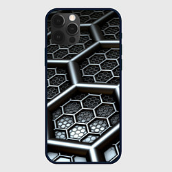 Чехол для iPhone 12 Pro Geometry abstraction, цвет: 3D-черный