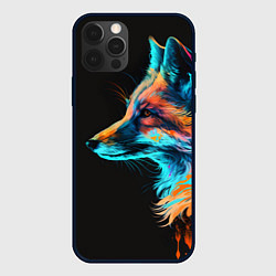 Чехол iPhone 12 Pro Лиса красками