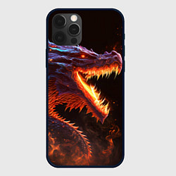 Чехол iPhone 12 Pro Огненный дракон
