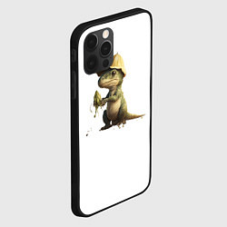 Чехол для iPhone 12 Pro Baby T-Rex, цвет: 3D-черный — фото 2