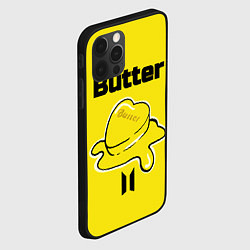 Чехол для iPhone 12 Pro BTS butter, цвет: 3D-черный — фото 2