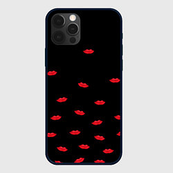 Чехол для iPhone 12 Pro Поцелуи для любимого, цвет: 3D-черный