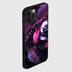 Чехол для iPhone 12 Pro Цветок сделанный нейросетью, цвет: 3D-черный — фото 2