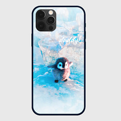 Чехол iPhone 12 Pro Милый пингвин - папочка
