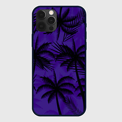 Чехол iPhone 12 Pro Пальмы в ночи