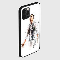 Чехол для iPhone 12 Pro CR 7 Juventus, цвет: 3D-черный — фото 2