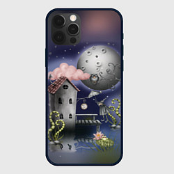 Чехол для iPhone 12 Pro Ночная сказка, цвет: 3D-черный