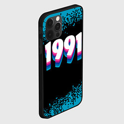 Чехол для iPhone 12 Pro Made in 1991: vintage art, цвет: 3D-черный — фото 2