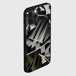 Чехол для iPhone 12 Pro Каллиграфический момент, цвет: 3D-черный — фото 2