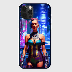 Чехол iPhone 12 Pro Cyberpunk 2077 - neural network