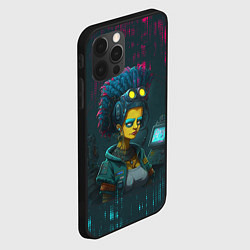 Чехол для iPhone 12 Pro Cyber Simpson, цвет: 3D-черный — фото 2