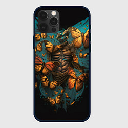 Чехол iPhone 12 Pro Бабочки в груди