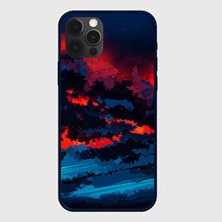 Чехол iPhone 12 Pro Абстрактное небо на закате