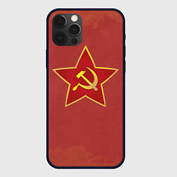 Чехол для iPhone 12 Pro Советская звезда, цвет: 3D-черный