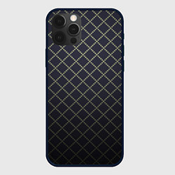 Чехол iPhone 12 Pro Строгий ромбик