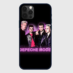 Чехол iPhone 12 Pro 80s Depeche Mode neon