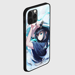 Чехол для iPhone 12 Pro Muichiro Tokito Demon Slayer, цвет: 3D-черный — фото 2