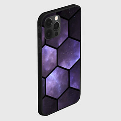 Чехол для iPhone 12 Pro Звездные соты, цвет: 3D-черный — фото 2
