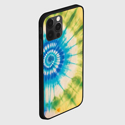 Чехол для iPhone 12 Pro Тай Дай: арт нейросети, цвет: 3D-черный — фото 2