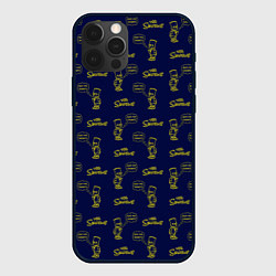 Чехол iPhone 12 Pro Bart pattern Eat my shorts