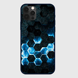 Чехол iPhone 12 Pro Соты с подсветкой