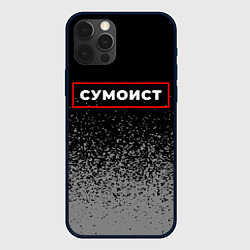Чехол iPhone 12 Pro Сумоист - в рамке красного цвета