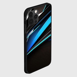 Чехол для iPhone 12 Pro Dark geometry, цвет: 3D-черный — фото 2