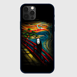 Чехол iPhone 12 Pro Унесенные призраками Безликий бог в стиле Ван Гога