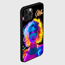 Чехол для iPhone 12 Pro Королева неона, цвет: 3D-черный — фото 2