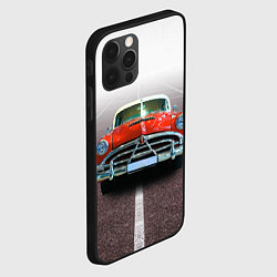 Чехол для iPhone 12 Pro Классический американский автомобиль 50-х Hudson H, цвет: 3D-черный — фото 2