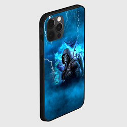 Чехол для iPhone 12 Pro Stalker sky art blue, цвет: 3D-черный — фото 2