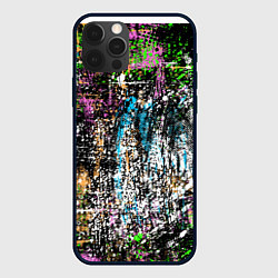 Чехол iPhone 12 Pro Красочный фон в стиле гранж