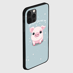 Чехол для iPhone 12 Pro Пухля - Say Oink one more time, цвет: 3D-черный — фото 2