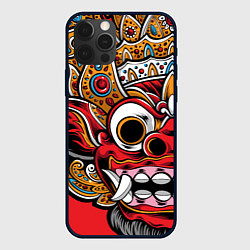 Чехол iPhone 12 Pro Barong - Bali - tattoo