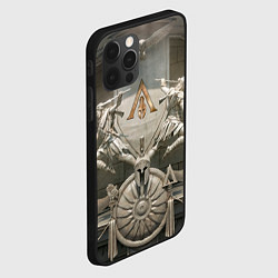 Чехол для iPhone 12 Pro Знаки братства ассасинов, цвет: 3D-черный — фото 2