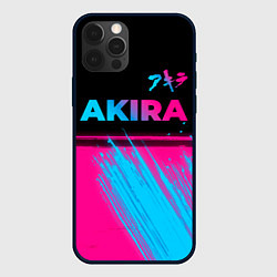 Чехол iPhone 12 Pro Akira - neon gradient: символ сверху