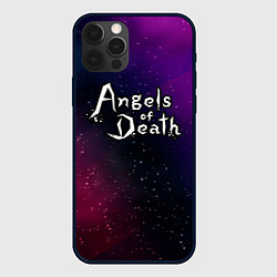 Чехол iPhone 12 Pro Angels of Death gradient space