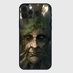 Чехол для iPhone 12 Pro Аниме Мудрое дерево, цвет: 3D-черный