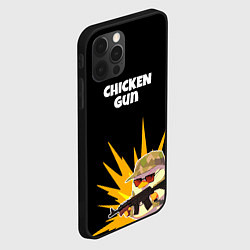 Чехол для iPhone 12 Pro Цыплячий спецназ, цвет: 3D-черный — фото 2