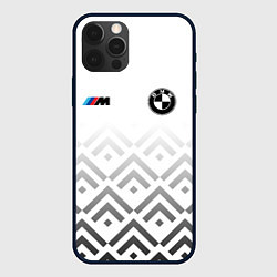 Чехол для iPhone 12 Pro BMW m power - белый, цвет: 3D-черный